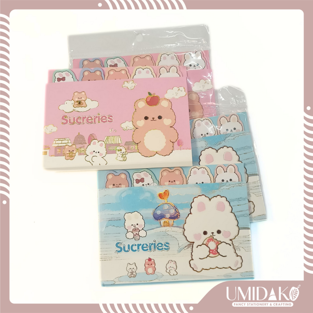 

[UMIDAKO] STICKY NOTES SUCRERIES/PAGE MARKER/PENANDA HALAMAN