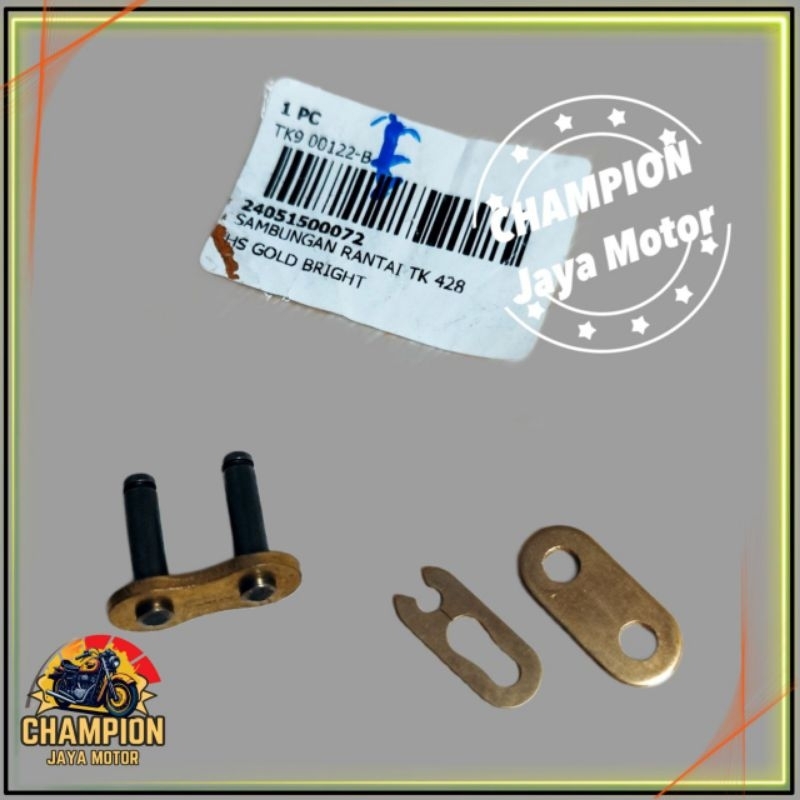 SAMBUNGAN RANTAI TK RACING 428HS & 428HPO SAMBUNGAN RANTAI ORIGINAL TK RACING