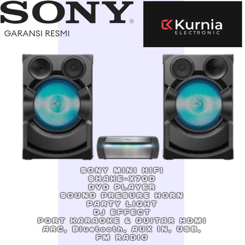 SONY SHAKE X70D /  SHAKE-X70D HIFI SPEAKER KARAOKE