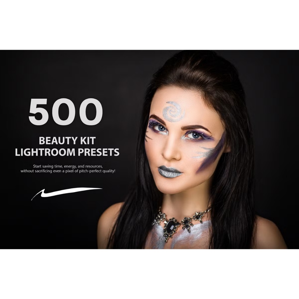 CreativeMarket 500 Beauty Kit Lightroom Presets