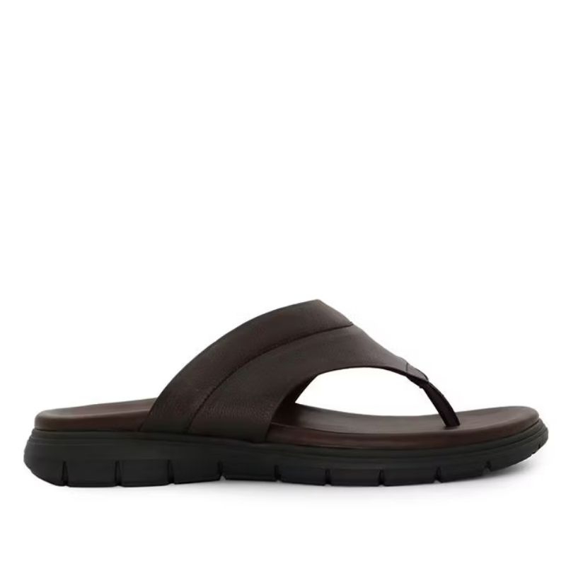 Obermain Sandal Pria EDMAR MELVINTO Dark Brown