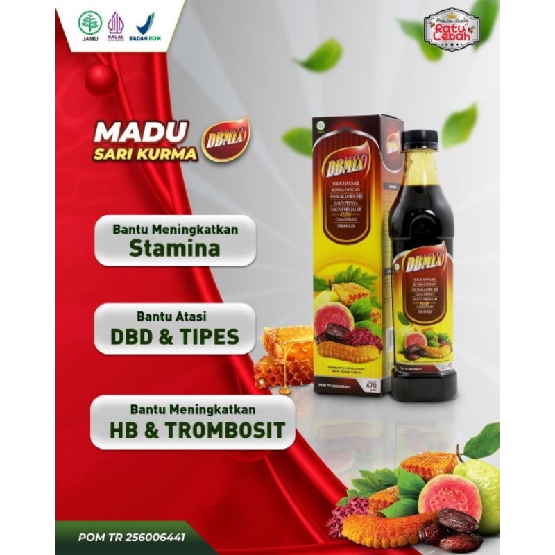 SARI KURMA ANGKAK DB MIX RATU LEBAH 470 GR