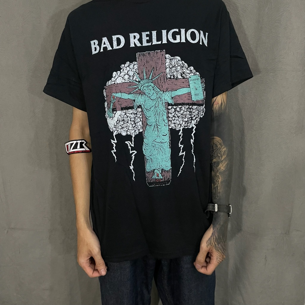 T Shirt Band Official BAD RELIGION - LIBERTY Original
