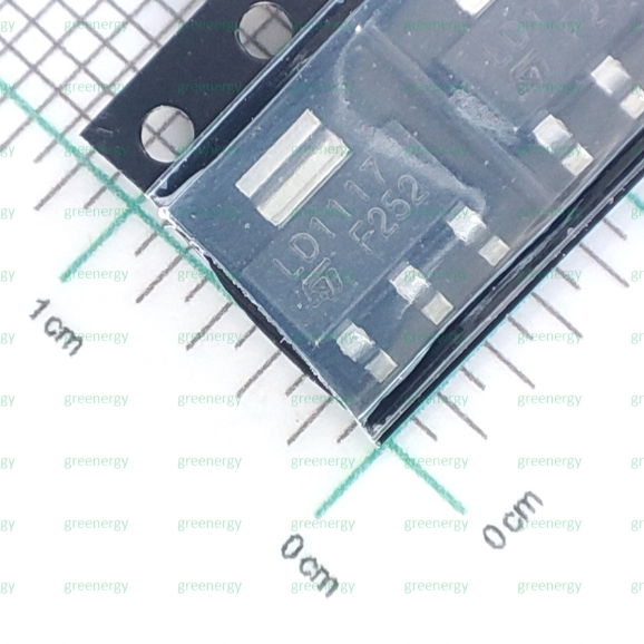 LD1117 LD1117STR st 800mA Adjustable 1.25V~15V SOT-223-3 LDO