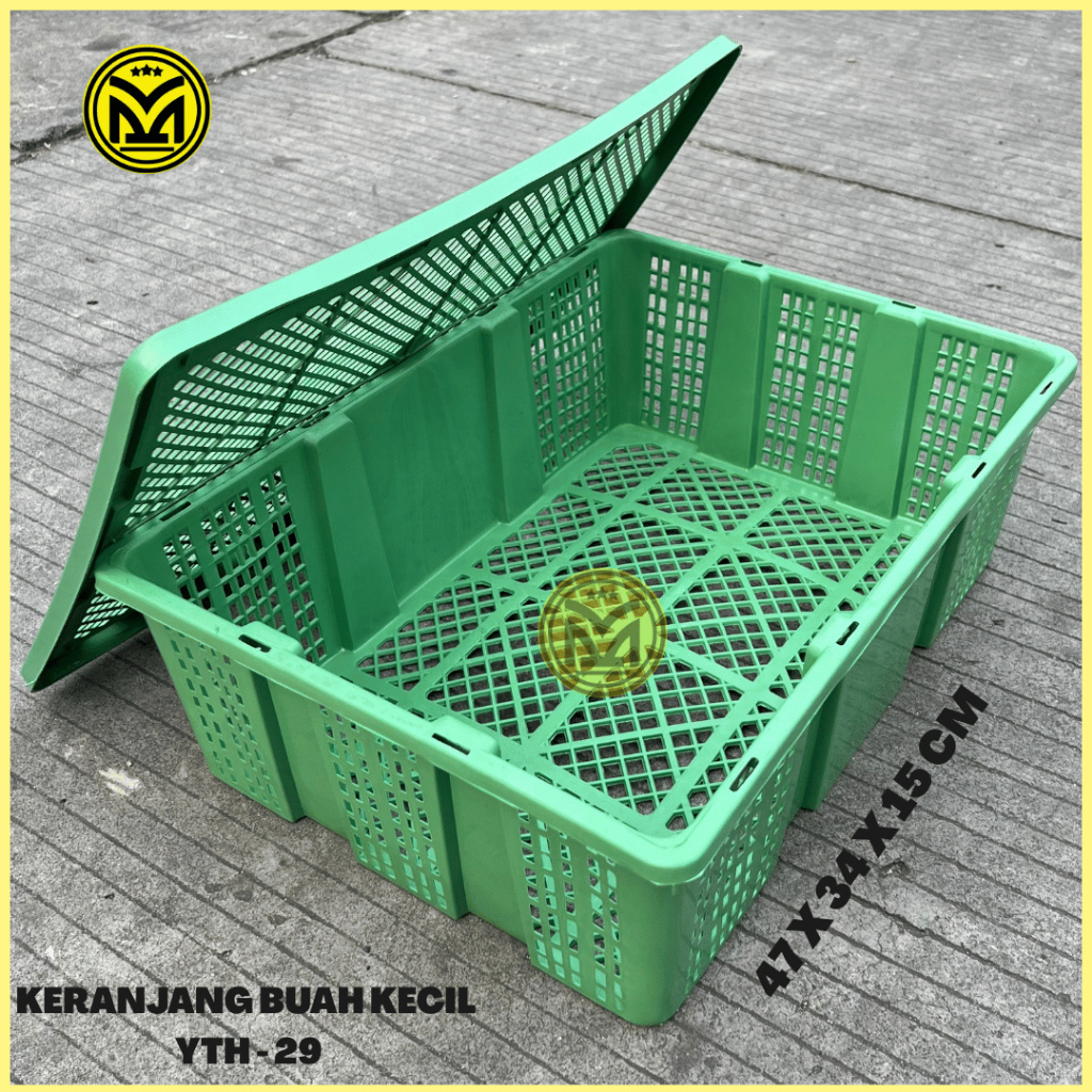 KERANJANG BUAH YTH 29 KRAT BUAH KELENGKENG KONTAINER INDUSTRI BUAH PLASTIK BOX BUAH SERBAGUNA