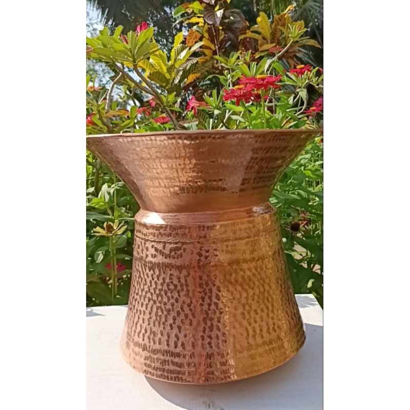 Seeng Tembaga Kecil Dandang Tembaga Mini Alat Masak Tradisional Gratis Kukusan