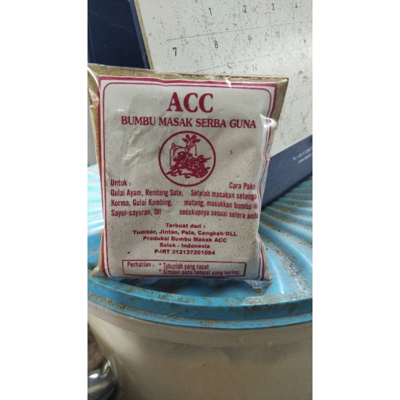 

bumbu acc saset 100gram asli minang bubuk