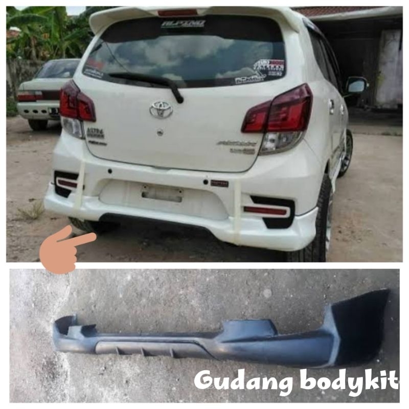 bodykit belakang agya 2018 2020