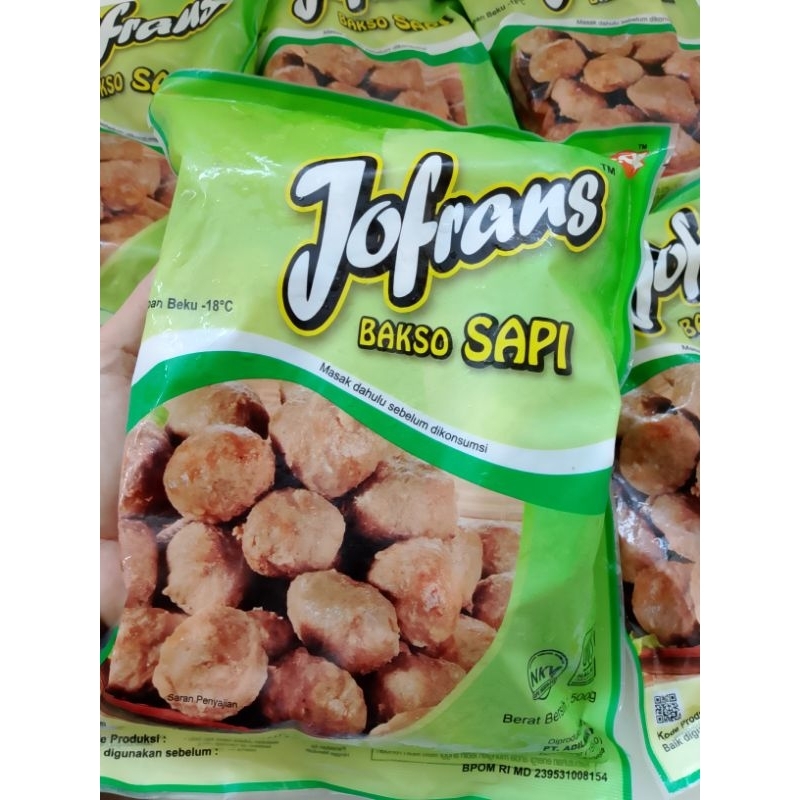 

Bakso Sapi Jofrans 500gr