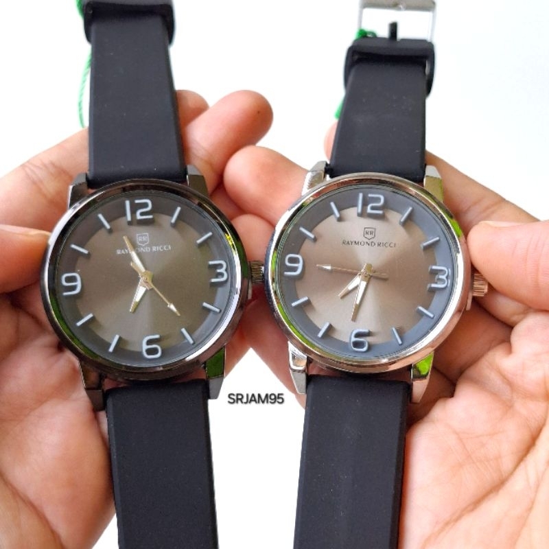 Jam Tangan Pria RAYMOND RICCI Rubber/Karet Casual