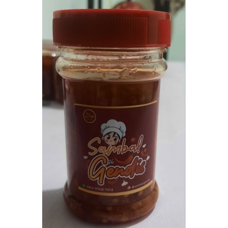 

Sambel cumi/ikan asin jambal/ikan teri/ikan tongkol kemasan 140 gr