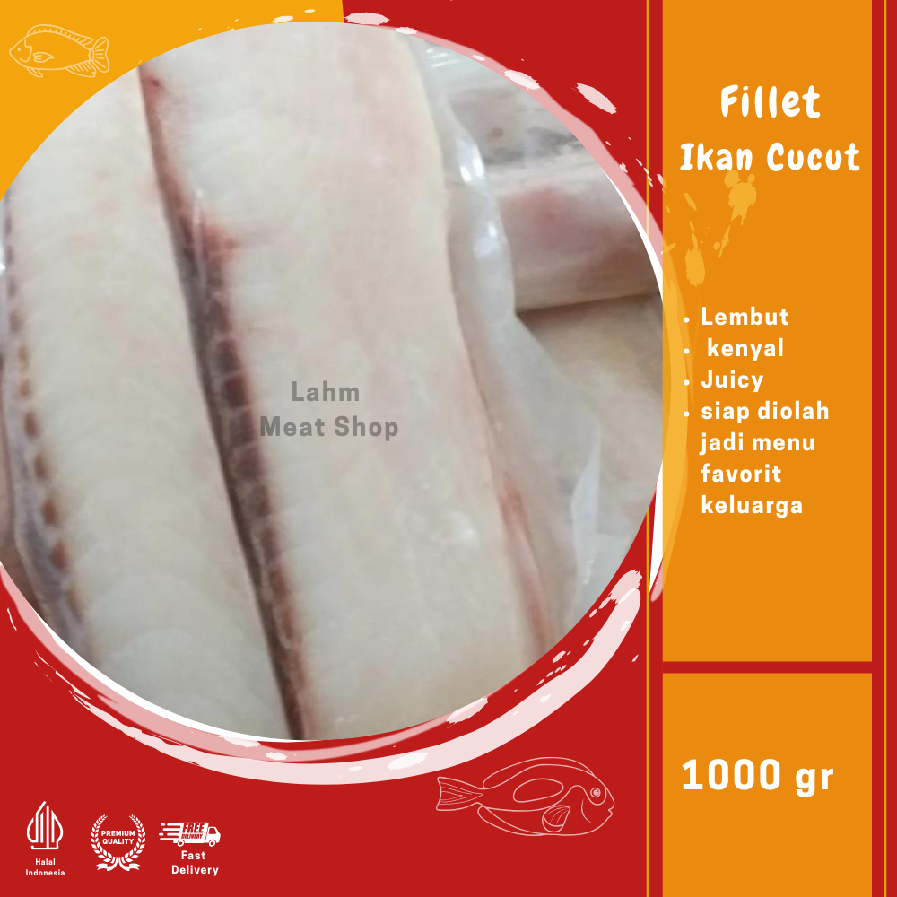 

Fillet ikan ikan Cucut beku 1 kg