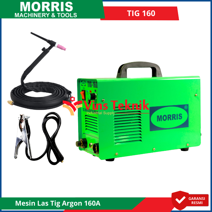 MORRIS TIG 160 Mesin Las Travo Las Trafo Las Argon Stainless Las Inverter 160A TIG160
