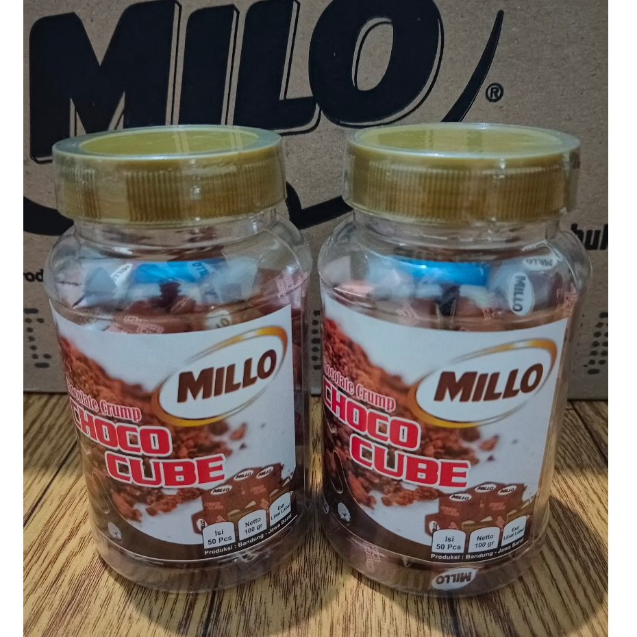 

Millo Cube Lokal Chocolate Crumb 2 Toples (Per Toples Isi 50 Cube)
