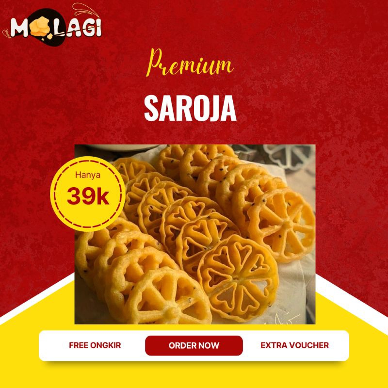 

MOLAGI Kerupuk Saroja Kerupuk Seroja Kemasan Sedang