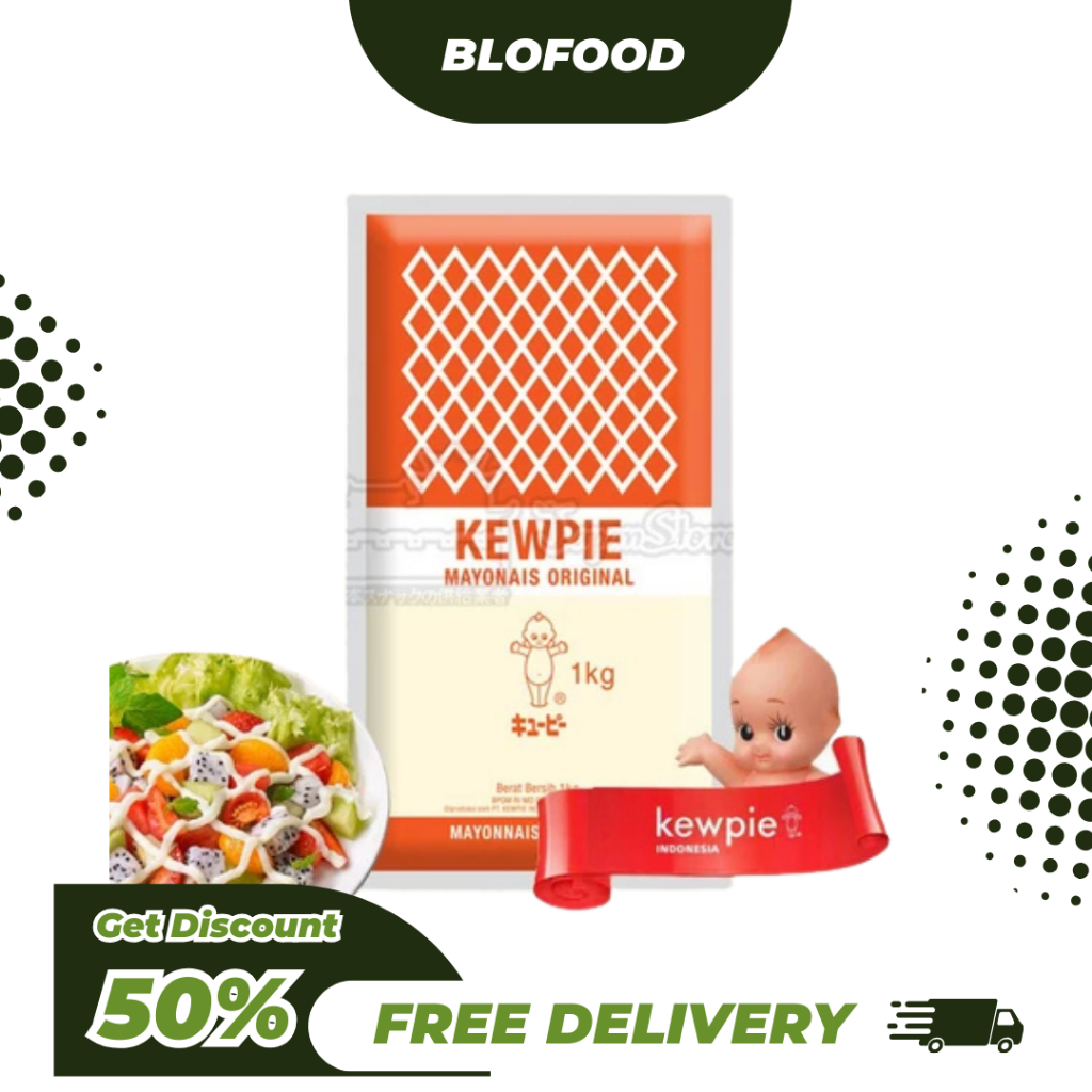 

BF.ID Kewpie Original Mayonaise Pouch 1 kg / Kewpie Mayonaise 1kg