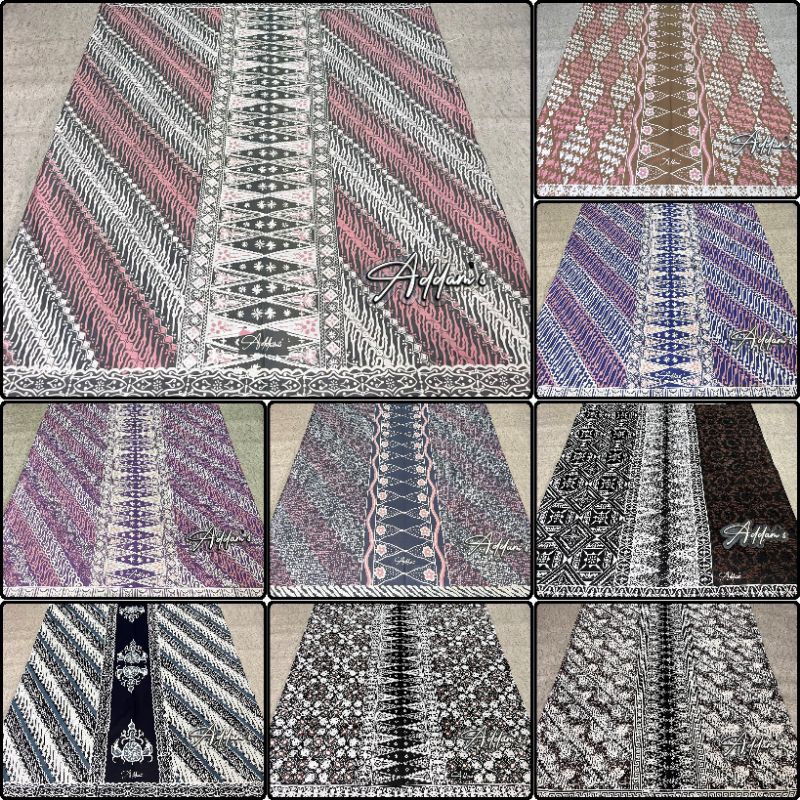 Sarung Batik Pria Wanita Dewasa Original Addams Motif Teebaru Warna soft | Sarung Batik Pekalongan |
