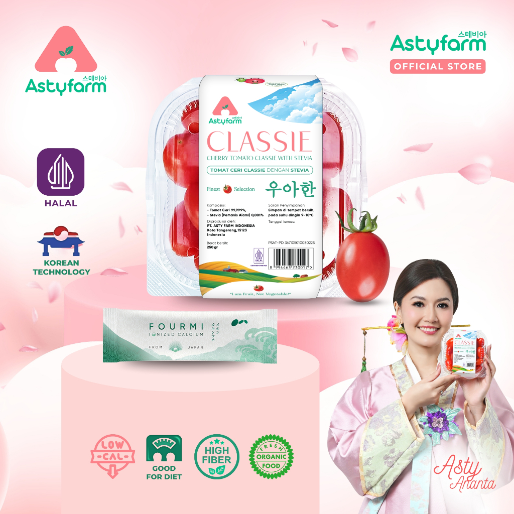 

Astyfarm - Cherry Tomato Stevia by Asty Ananta 250gr - Fourmi Ionized Calcium 1 Sachet