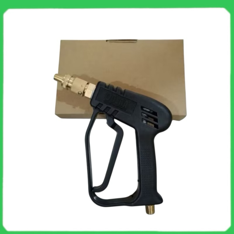 Alat Semprotan Air Gun Jet Cleaner Kuningan Pendek M14  / Tembakan Cuci Steam Motor Mobil 14mm