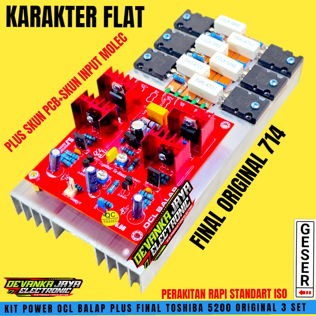 Kit Power OCL BALAP Plus Final Toshiba 3Set 5200 Original