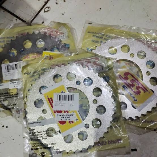 Gear bekakang 428 SSS yamaha vixion, scorpio/gir SSS