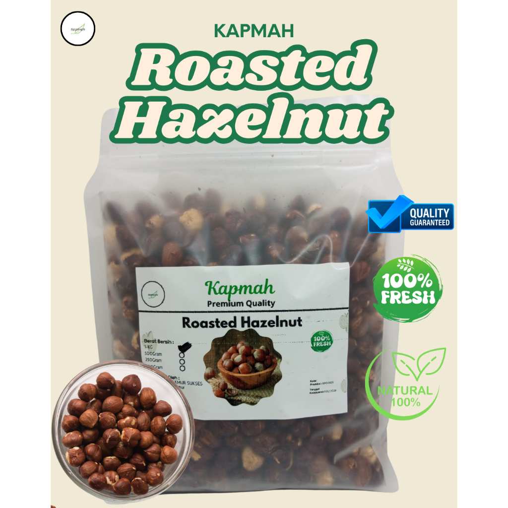 

Hazelnut Roasted / Kacang Hazelnut Panggang