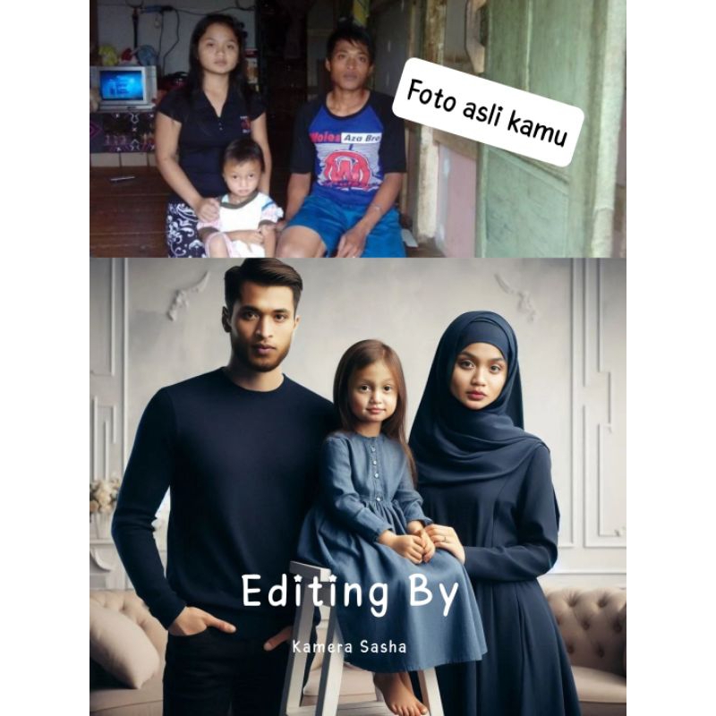 Jasa Edit Foto Keluarga