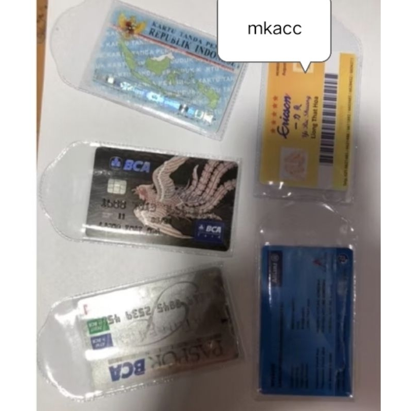 

Sampul Plastik kartu KTP(1pc)