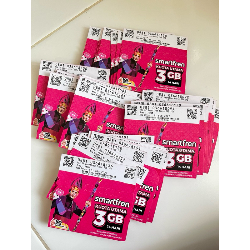 Smartfren kuota 3Gb + 5Gb