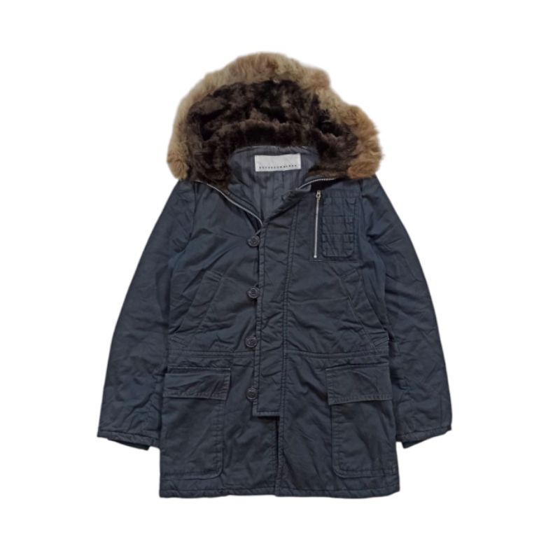 Issey Miyake Designer Suano Kuwahara Sherpa Parka Jacket