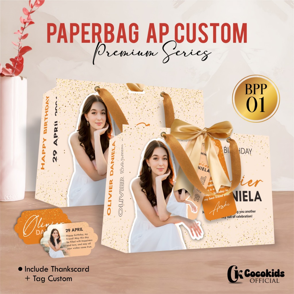 

PAPER BAG CUSTOM WAJAH UNIK - PAPERBAG ART PAPER SIZE (SMALL & MEDIUM) - PAPERBAG BIRTHDAY PREMIUM