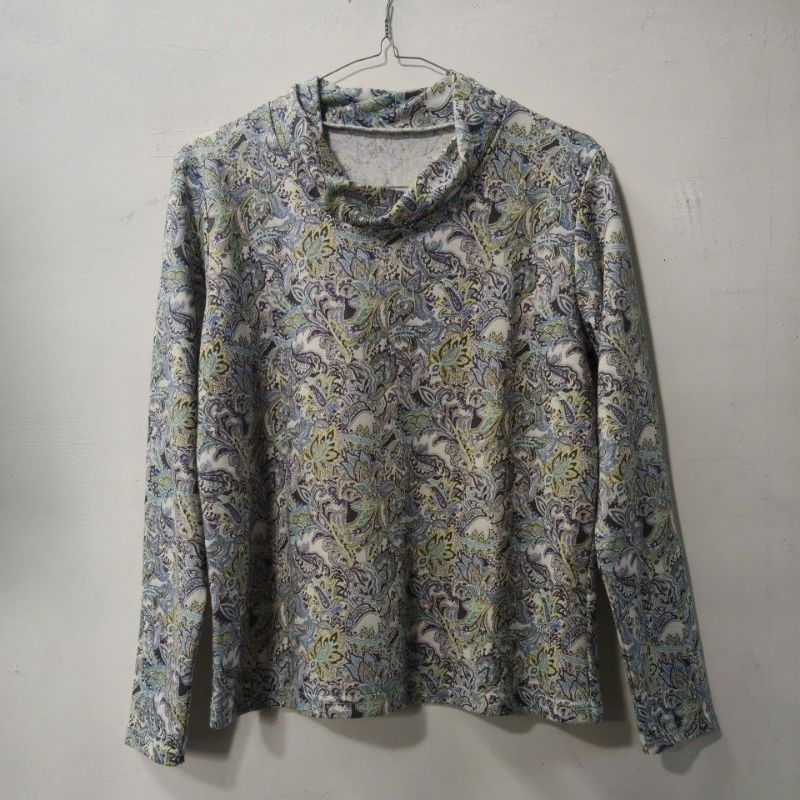 Preloved blouse wanita batik melar