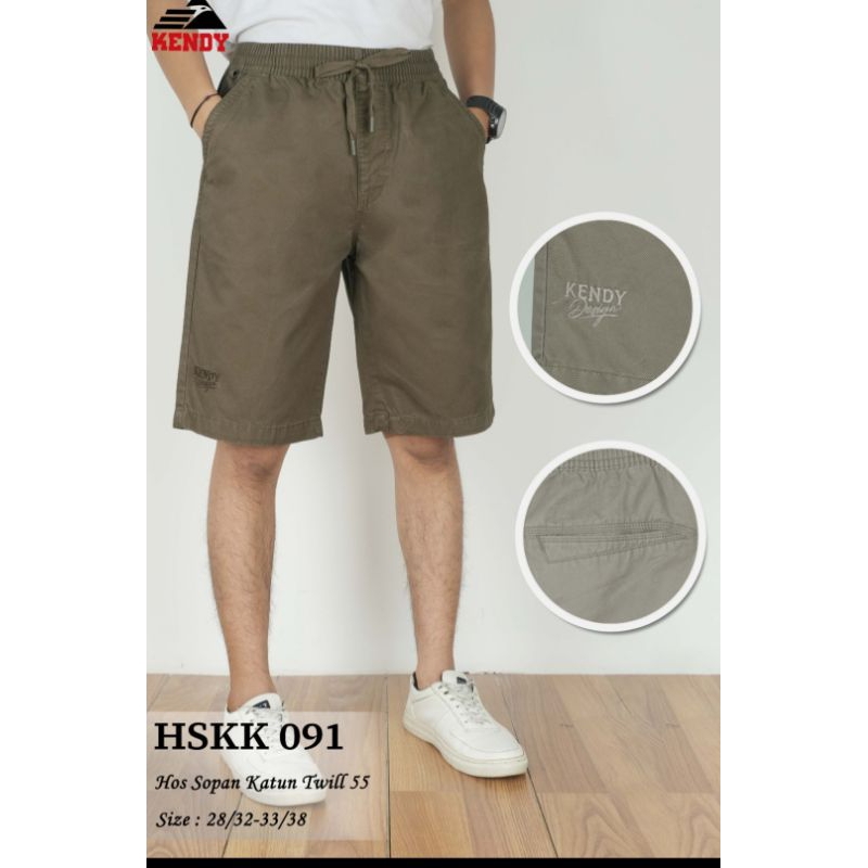 celana pendek KENDY pinggang karet original premium | celana kendy pendek pinggang karet