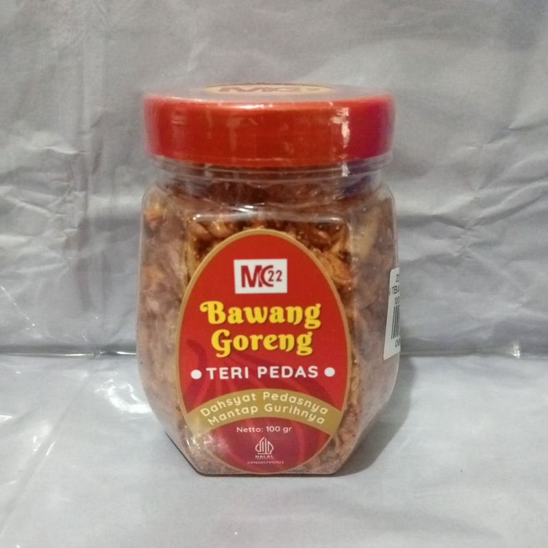 

22 Bawang Goreng Teri Pedas 100g