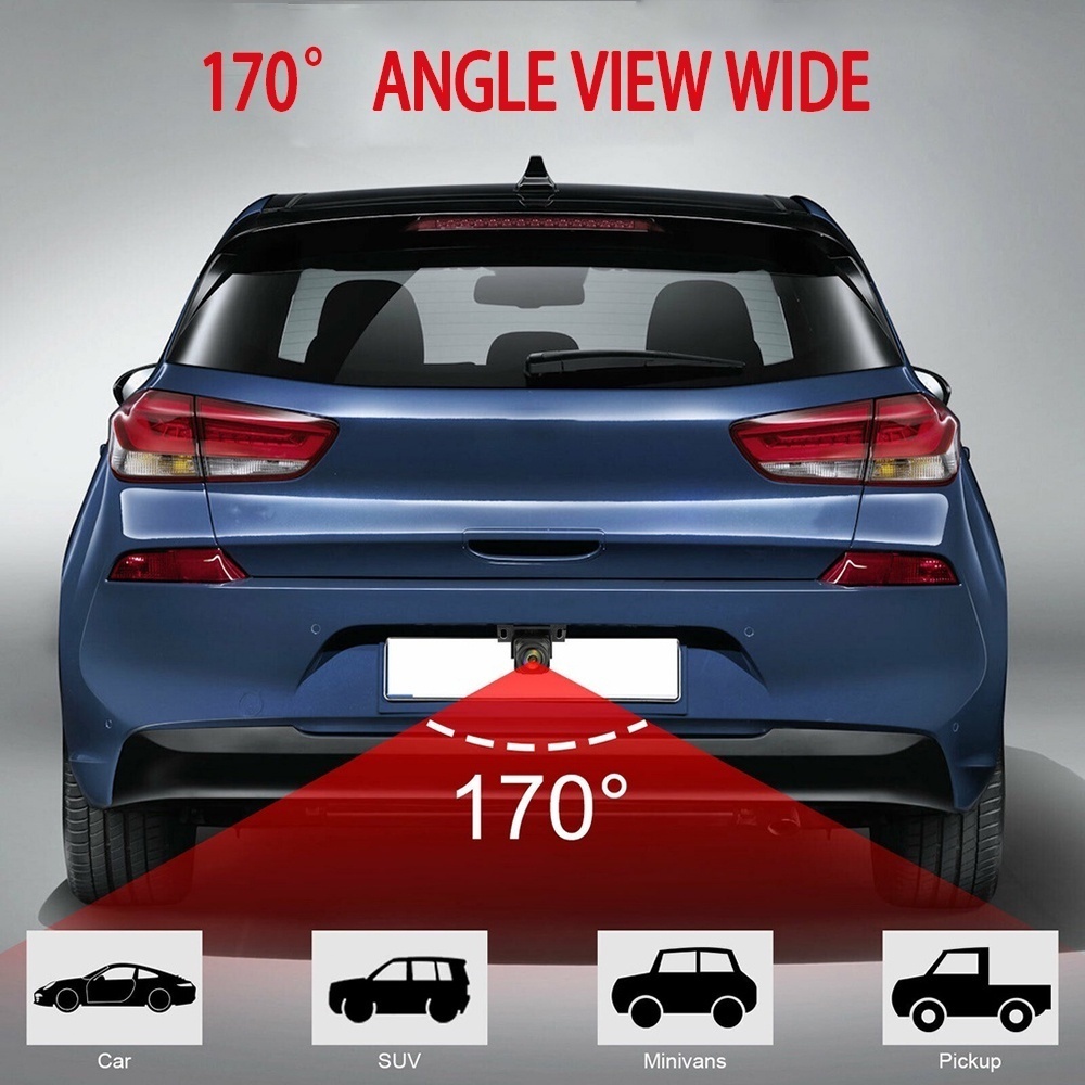 Berkahsspeed Kamera Mundur Parkir Mobil Kamera Belakang Mobil Night Vision Hd Mobil Universal Hd 170