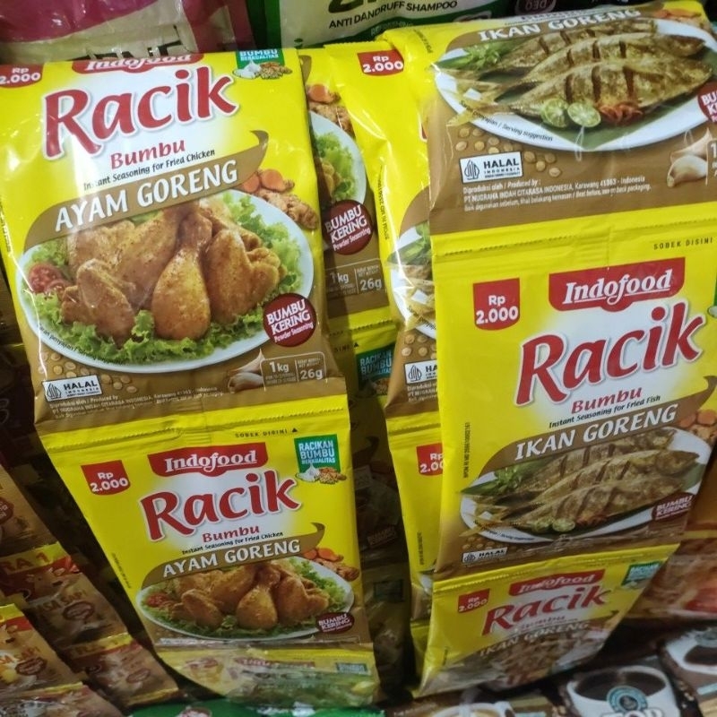 

bumbu racik ayam goreng&ikan goreng 1 renteng isi 10pcs