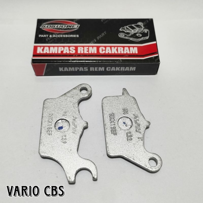 dispad discpad vario cbs kampas rem depan cakram grade A nissin