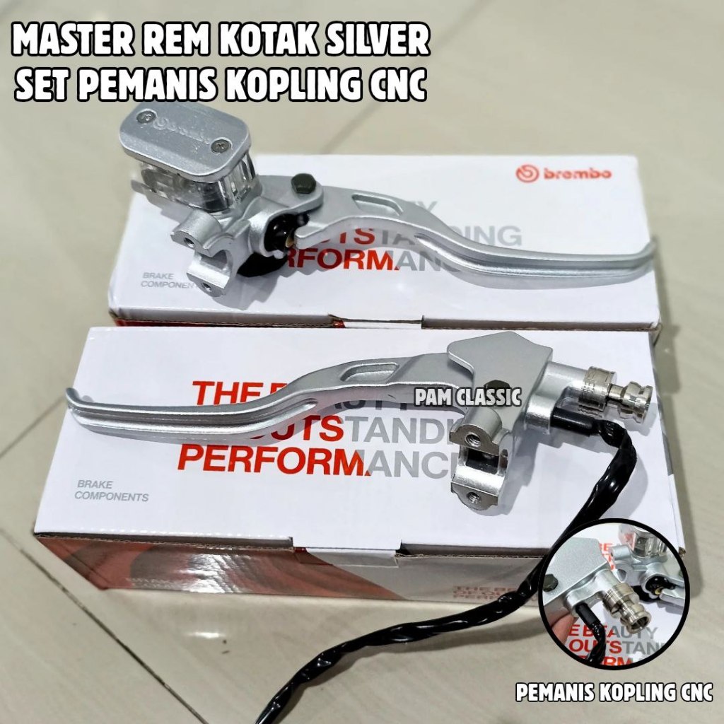 MASTER REM BREMBO PLUS HANDLE KIRI KANAN DUDUKAN SPION SWITCH REM