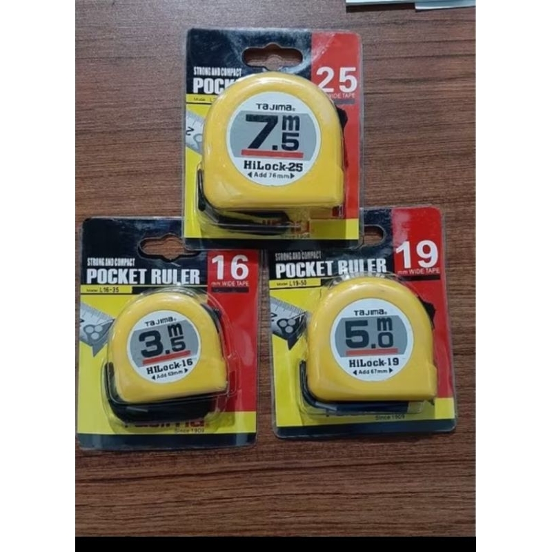 Meteran Tajima 7,5 m/meteran Tajima 3,5 m/meteran Tajima 5 m/meteran Tajima 10 meter/alat pengukur b
