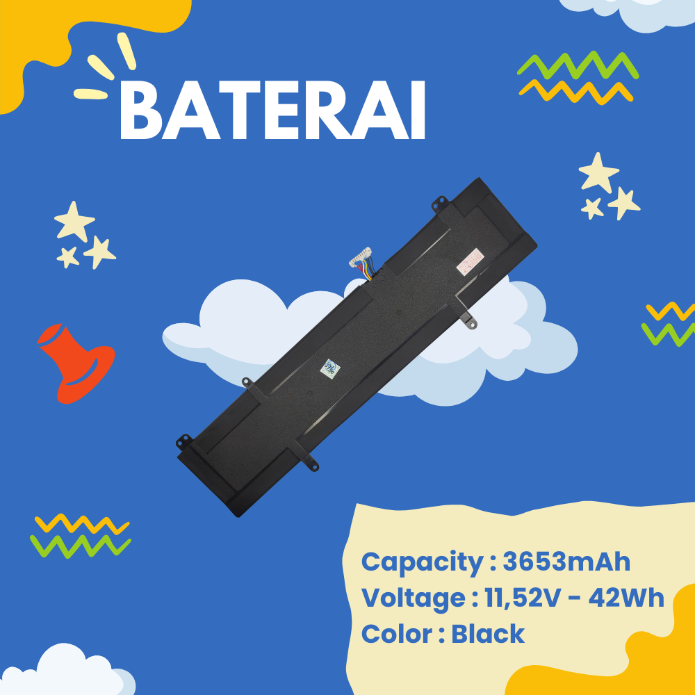 High Quality Baterai Asus VivoBook A411 A411U X411 X411U Series B31N1707 - GARANSI