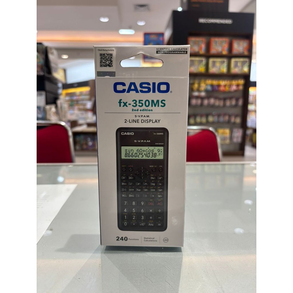 

GRAMEDIA BSD CITY - CASIO CALCULATOR FX-350MS (2ND EDITION)