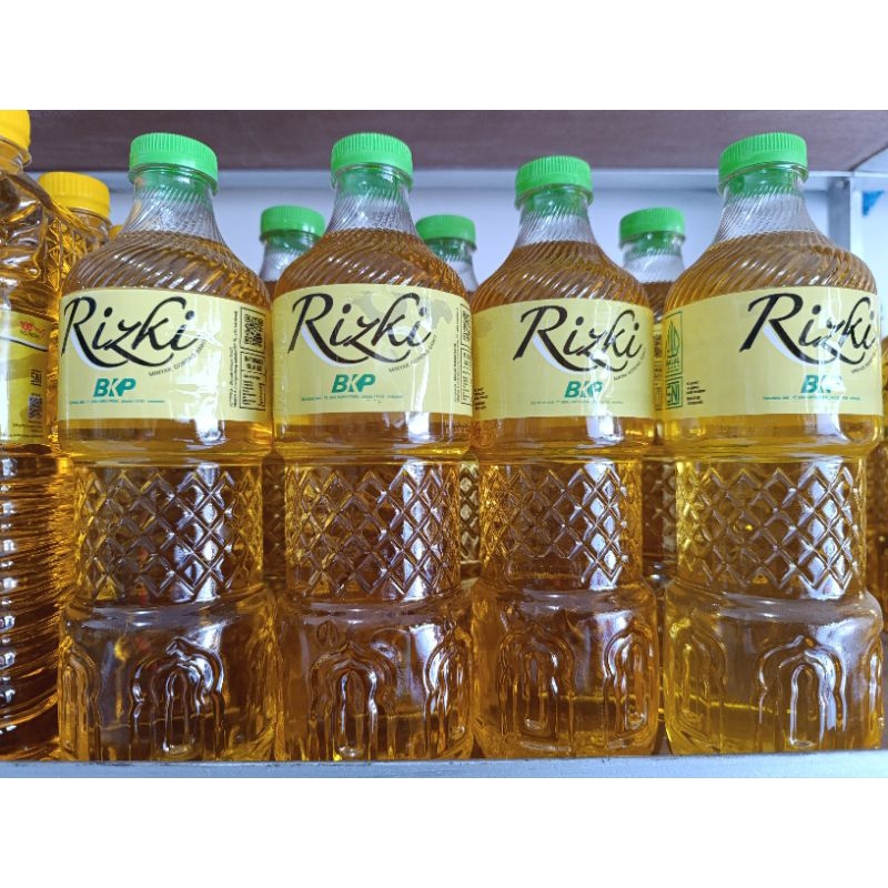 MINYAK GORENG RIZKI 1 LITER 1 KARDUS  ISI 12 / MINYAK GORENG RIZKI 1 KRAT / MINYAK GORENG RIZKI 1 BA