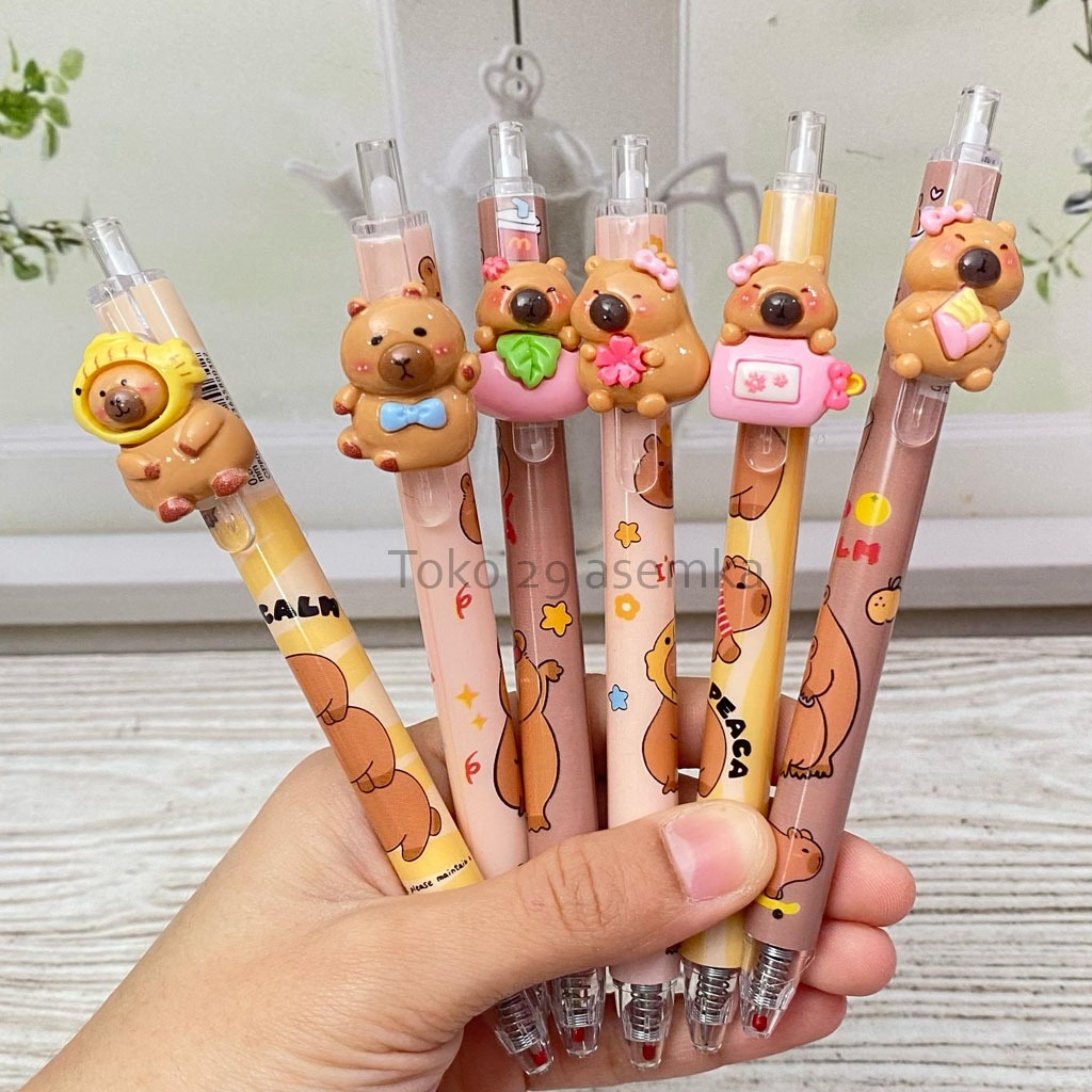 

PULPEN CETEK RESIN CAPYBARA PC-1843 PEN PENA BOLPEN BOLPOIN LUCU ANAK ALAT TULIS SEKOLAH