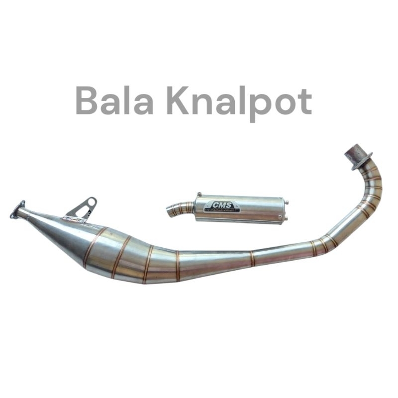 knalpot satria 2 tak model samping satria hiu satria kotak CMS