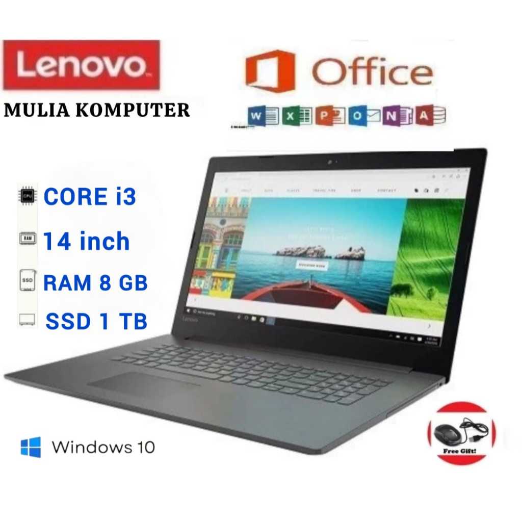 Laptop LENOVO Ideapad RAM 8Gb/SSD 1Tb FREE MOUSE