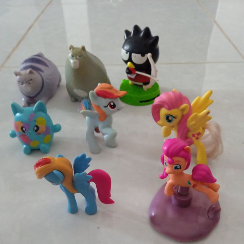 (PRELOVED) MAINAN FIGUR MCD MOOSE PONY SANRIO