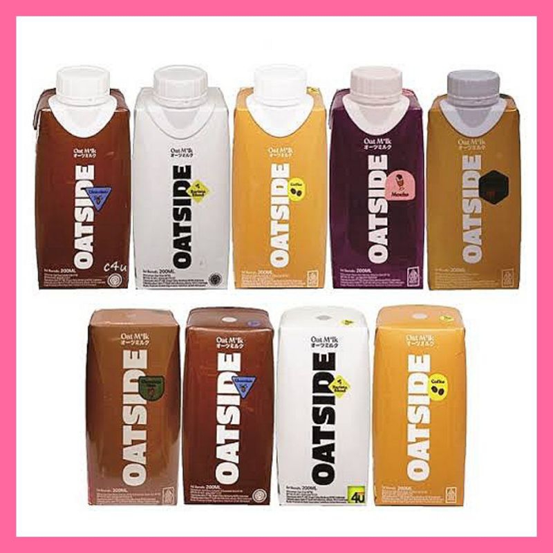 

susu oatside cair kotak barista cokelat kopi caramel mocha 200ml