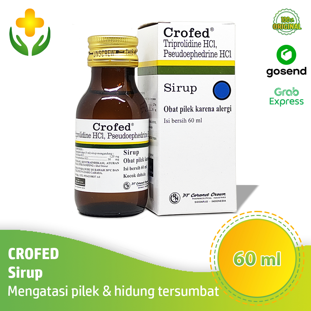 Crofed Sirup 60 ml - Obat Pilek Hidung Tersumbat Anak