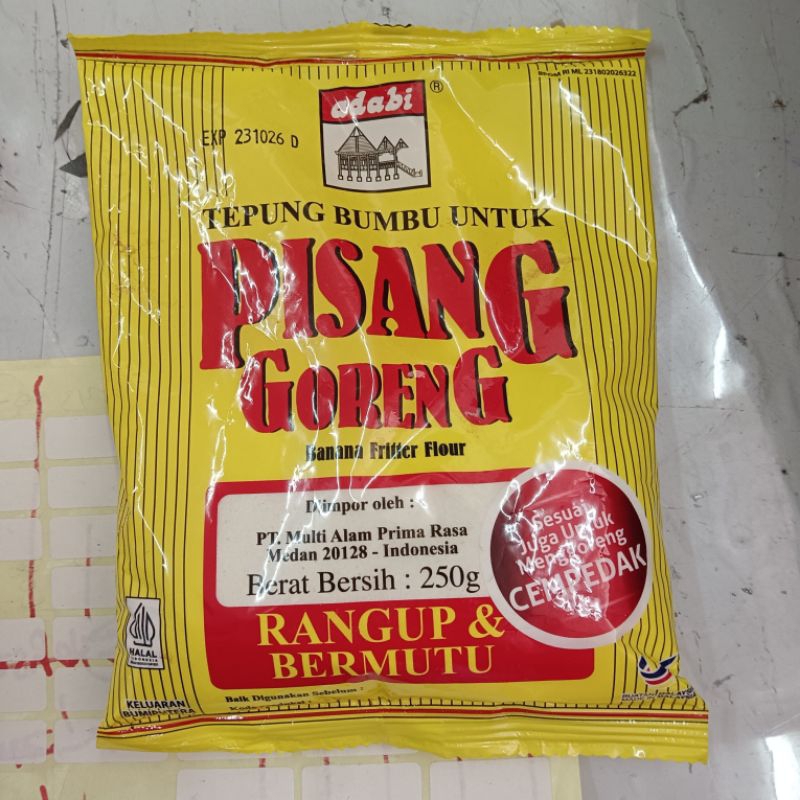 

Adabi pisang goreng 250g
