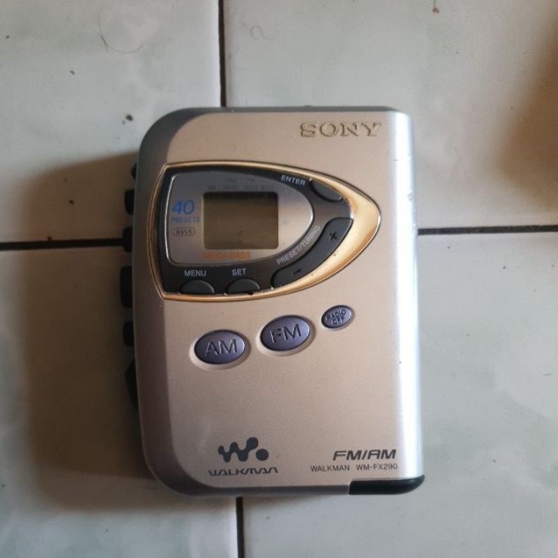 walkman sony wm fx290